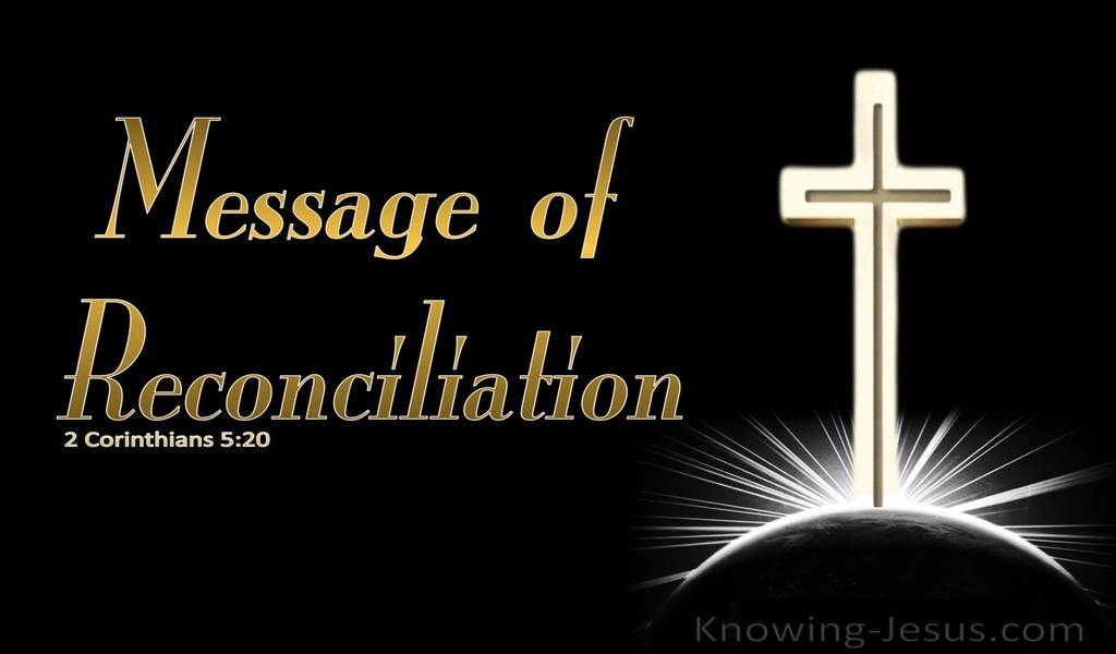 2 Corinthians 5:20 Message of Reconciliation (white)